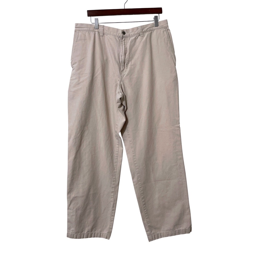 Columbia Canvas Utility Pants 38x32 Tan‎ Gorpcore Workwear Hiking Outdoor Rugged